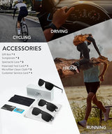 Polarized Sunglasses Men, Mens Sunglasses Polarized UV protection Lightweight Sun Glasses for Driving Fishing Golf