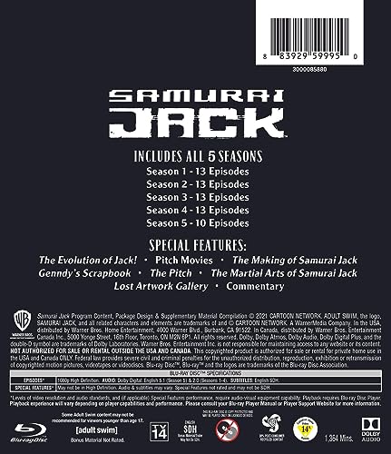 Samurai Jack: The Complete Series (Blu-ray)