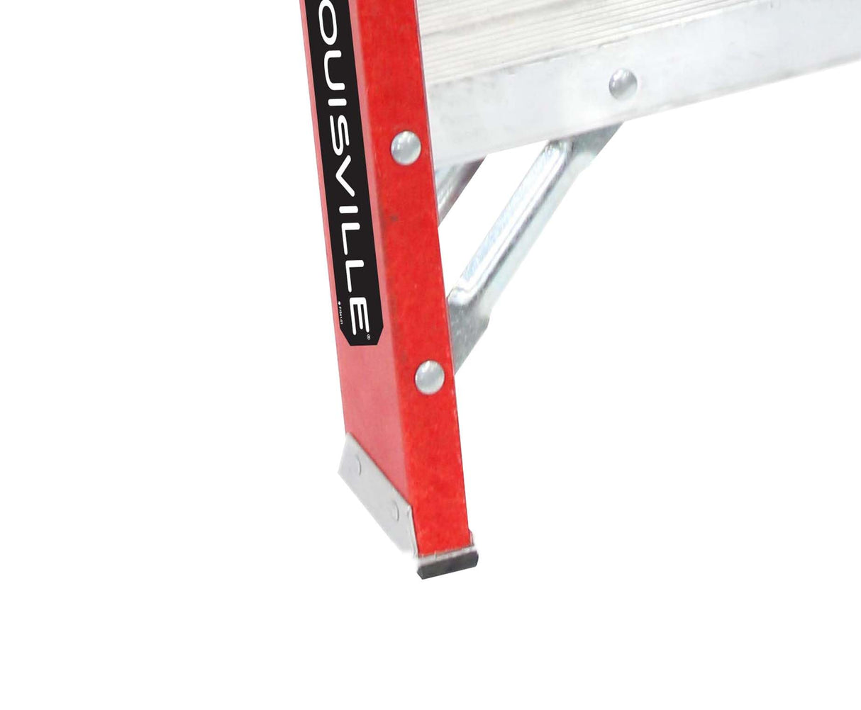 Louisville Ladder 2-Foot Fiberglass Step Stool Industrial, 300-Pound Load Capacity, Type IA, FS1502