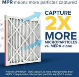 Filtrete 20x24x1 AC Furnace Air Filter, MERV 11, MPR 1000, Micro Allergen Defense, 3-Month Pleated 1-Inch Electrostatic Air Cleaning Filter, 2 Pack (Actual Size 19.81 x 23.81 x 0.81 in)