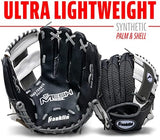 Franklin Sports Kids Baseball Glove + Ball Sets - Meshtek Youth Teeball Gloves for Kids + Toddlers - Left + Right Hand Throw Mitts + Glove Sets with Foam Balls - Boys + Girls Gloves - 9.5" Inch