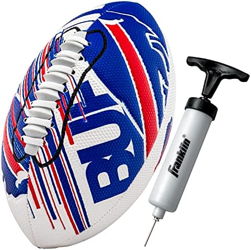Franklin Sports NFL Team Mini Footballs - Youth 8.5" Official NFL Licensed Football + Air Pump Set