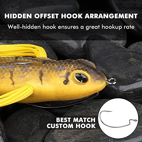 TRUSCEND Swimmax for Freshwater and Saltwater, Lifelike Fishing Lures for Bass Trout Crappie Walleye Pike Bluegill Salmon, Swimbait for Bass Fishing, Amazing Fishing Gear Gifts for Family Fishing