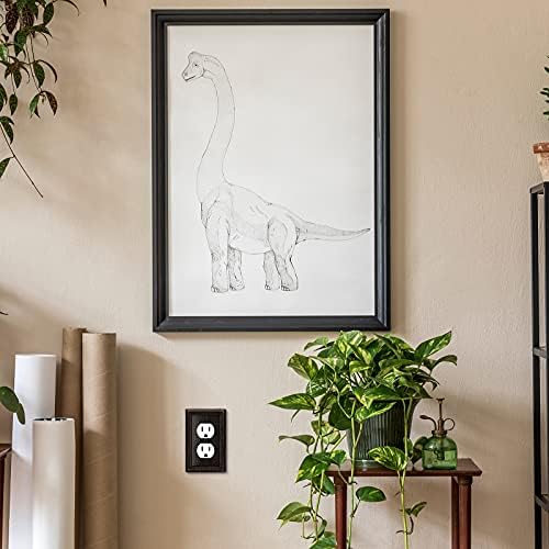 Henne Bery Sunken Pearls Heavy Duty Decorative Wall Plate Switch Plate Outlet Cover (Single Duplex, 3 Pack, Aged Bronze)