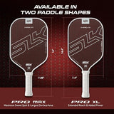 Selkirk Sport SLK Halo Raw Carbon Fiber Pickleball Paddle | Designed in The USA | Choose from The T700 Raw Carbon Fiber Power, The 18k Ultraweave Control, or The Kevlar Linkweave Thermoformed Pro
