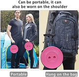 ALEVMOOM Upgraded Folding Stool with Cushion,Portable Collapsible Retractable Stool,Outdoor Chair,Yet More Sturdy Load Capacity 440lbs for Camping Garden Fishing Hiking BBQ with Carry Bag