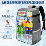 Backpack Cooler Insulated Leak Proof for Men Wowen 36 Cans Soft Cooler Backpack Insulated Waterproof Large Capacity Coolers Bag Portable for Lunch Camping Travel Picnic Hiking