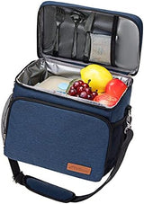 TuErcao Cooler Bag 24 Cans Leakproof Portable Collapsible Soft Cooler Small Ice Chest for Beach Camping Travel Cooler for Car, 15qt Lunch Box Cooler for Men Work Picnic