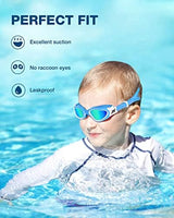 ZIONOR Kids Swim Goggles, G1 MINI UV Protection Anti-Fog Polarized Swimming Goggles for Age 6-14