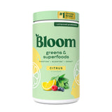 Bloom Nutrition Superfood Greens Powder, Digestive Enzymes with Probiotics and Prebiotics, Gut Health, Bloating Relief for Women, Chlorella, Green Juice Mix with Beet Root Powder, 60 SVG, Citrus