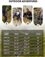 Cycorld Men's-Hiking-Pants-Lightweight-Water-Resistant-Quick-Dry Stretch Cargo Tactical Pants for Work Travel Camping Fishing