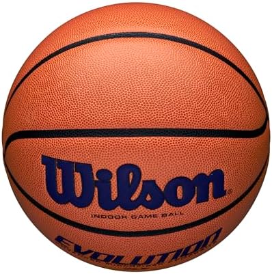 WILSON Evolution Indoor Game Basketballs - Size 5, Size 6 and Size 7