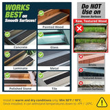 Outdoor Stair Treads Non Slip 30" x 8" - 8-Pack Weather Resistant Exterior Grip Tape for Wooden Steps - Non Slip Stair Treads - Anti Skid Strips - Waterproof 80-Grit Adhesive Treads