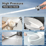Filtered Shower Head with Handheld, High Pressure Shower Heads 3 Spray Mode with ON/OFF Switch, Power Wash for Bathroom Cleaning, Shower Head with Filters Prevents Dry Skin and Damaged Hair