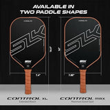Selkirk Sport SLK Halo Raw Carbon Fiber Pickleball Paddle | Designed in The USA | Choose from The T700 Raw Carbon Fiber Power, The 18k Ultraweave Control, or The Kevlar Linkweave Thermoformed Pro