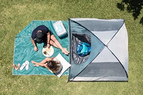 CGEAR Original Sand-Free Outdoor Rug Camping Mat - Water-Resistant & Anti-Fade Material - Military-Grade - Reversible Design - Area Rug for Beach, RV, & Picnics - Includes Travel Bag