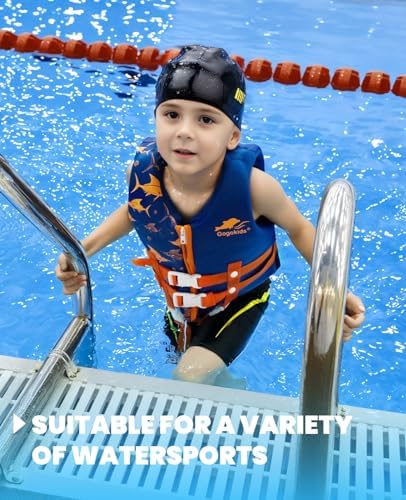 Gogokids Toddler Swim Vest, Kids Floaties – Boys & Girls Buoyancy Jacket, Swimming Aid for Pool & Beach, Fits 2-8 Years / 22-60 lbs