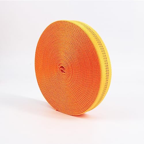 NewDoar CE UIAA Certified 1 Inch Nylon Webbing Strap/Tubular Climbing Webbing - Heavy Duty Strap for Rescue, Climbing, Harnesses, Rock Work, & Firefighting