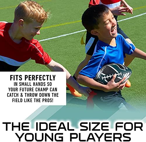 Franklin Sports NFL Team Footballs - Rubber Youth Mini Footballs for All NFL Teams - Kids Junior 8.5" Football - Official NFL Licensed Footballs