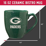 Rico Industries NFL Football 16 oz Team Color Laser Engraved Speckled Ceramic Coffee Mug
