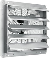VEVOR 24 Inch Shutter Exhaust Fan Wall Mounted, High-Speed 3320CFM, Vent Fan For Garages, Shops, Greenhouse, Attic Ventilation, AC Motor, Fan Only