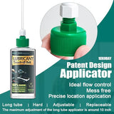 Silicone Treadnmill Belt Lubricants/Lubes,8.4 Ounce, High Temperature Resistant and Stable Lubricant,with Hard Application Tubes and Precision Screw Caps for Easy Use