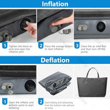 Upgraded SUV Air Mattress with Cordless Built-in Pump & 'Mattress Wings', 7-inch Height car Mattress | Car Camping for Mid/Large SUV, Minivan, Truck | 660 lb Capacity