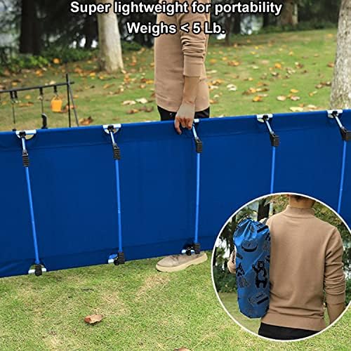 Kids Camping Cot and Toddler Travel Bed | Lightweight and Compact Cots for Sleeping | 5’9” x 27.5” x 5.3” – Portable Folding Cot for Toddler, Kids, Youth and Even Adults