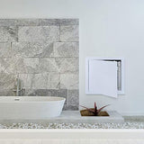 Suteck Plastic Access Panel for Drywall Ceiling 12 x 12 Inch Reinforced Plumbing Wall Access Doors Removable Hinged White