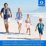 Sukeen [4 Pack Cooling Towel (40"x12"),Ice Towel,Soft Breathable Chilly Towel,Microfiber Towel for Yoga,Sport,Running,Gym,Workout,Camping,Fitness,Workout & More Activities