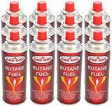 Gas One 12 Pack - 8oz Camping Fuel Canisters for Portable Gas Stoves - UL Safety Certified - Made In Korea