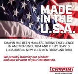 Chapin 20003 Made in USA 3-Gallon Lawn and Garden Pump Pressured Sprayer, for Spraying Plants, Garden Watering, Lawns, Weeds and Pests, Translucent White