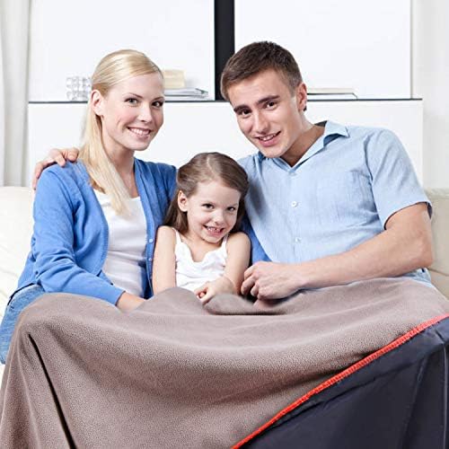 REDCAMP Large Waterproof Stadium Blanket for Cold Weather, Soft Warm Fleece Camping Blanket Windproof for Outdoor Sports, Dark Blue