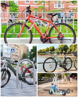 Sportneer Bike Lock: 5 Digit Combination High Security Anti Theft Bike Chain Lock - 3.2/3.6/4ft Heavy Duty Keyless Bicycle Lock for Bike, Motorcycle, Scooter, Door & Gate - 4/6mm Thick, Easy to Use