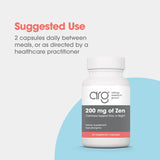 Allergy Research Group 200 mg of Zen - GABA L-Theanine Supplement, Natural Calm, Sleep & Relax Support for Women & Men, Take Day or Night for Relaxation & Calm Energy - 60 Vegetarian Capsules