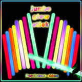 20 Pcs Ultra Bright Large Glow Sticks 14 Inch Industrial Grade 8 Colors Jumbo Light Sticks Emergency glow in the dark for Camping Accessories, Party,Hurricane, Earthquake, Survival Kit