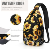 Crossbody Bags for Women Men Trendy Sling Bag Bakpack Casual Chest Bag with Convertible Shoulder Strap