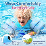 HeySplash Swim Vest for Kids, Toddler Pool Floaties Fit 20-50/70 Lbs, Children Swimming Vest with Adjustable Strap, Swim Jacket Water Wing Arm Float, Puddle Sea Beach Boat Jumper Boy Girl Baby