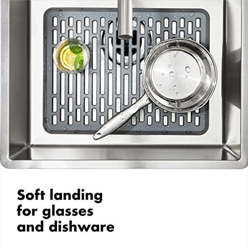 OXO Good Grips Silicone Sink Mat - Large,Silver