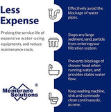 Membrane Solutions 5 Micron 10" x 2.5" Sediment Water Filter Replacement Cartridge for Any Water Filter 10 x 2.5 inch Whole House RO System, Compatible with GE FXUSC, Aqua-Pure AP110, WHKF-GD05-6 Pack