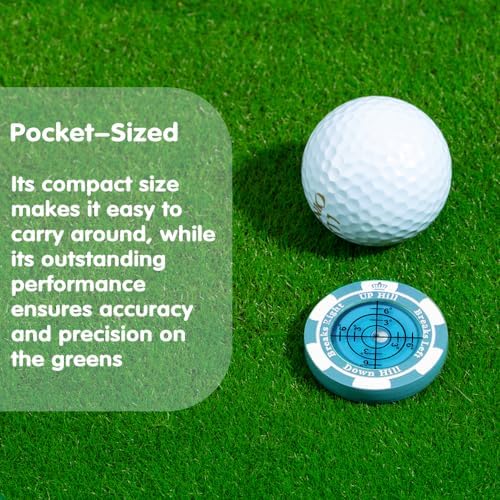 SlopeMaster ProGreen Reader - Golf Ball Marker with High Precision Green Reading Aid Golf Accessories for Men Women