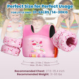 HeySplash Swim Vest for Kids, Toddler Pool Floaties Fit 20-50/70 Lbs, Children Swimming Vest with Adjustable Strap, Swim Jacket Water Wing Arm Float, Puddle Sea Beach Boat Jumper Boy Girl Baby