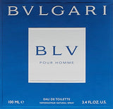Bvlgari BLV Pour Homme Eau De Toilette Spray, 3.4 Ounce