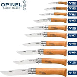 Opinel No.08 Carbon Steel Folding Pocket Knife with Beechwood Handle, Brown (2540089)
