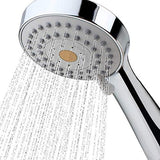 High Pressure Handheld Shower Head with Powerful Shower Spray against Low Pressure Water Supply Pipeline, Multi-functions, w/ 79'' Hose, Bracket, Chrome Finish