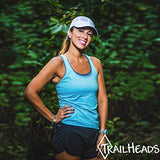 TrailHeads Women's Race Day Performance Running Cap, Lightweight & Quick Drying Mesh Sports Hat with Reflective Trim