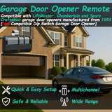 3 Replacement for Liftmaster Chamberlain Sears Craftsman 893MAX Garage Door Opener Remote 3 Pack