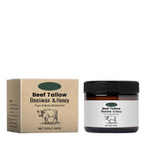 Beef Tallow Cow Fat Cream Moisturizing Face Body Moisturizer with Firms Softens Skin 1.94 oz