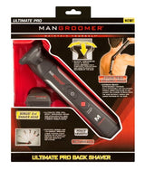 MANGROOMER - ULTIMATE PRO Back Shaver with 2 Shock Absorber Flex Heads, Power Hinge, Extreme Reach Handle and Power Burst