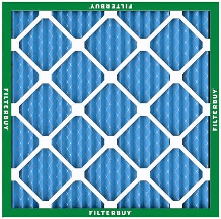 Filterbuy 16x16x1 Air Filter MERV 13 Optimal Defense (4-Pack), Pleated HVAC AC Furnace Air Filters Replacement (Actual Size: 15.75 x 15.75 x 0.75 Inches)
